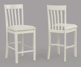 Brody 5pk Ct Height Table Set Wh/Brown