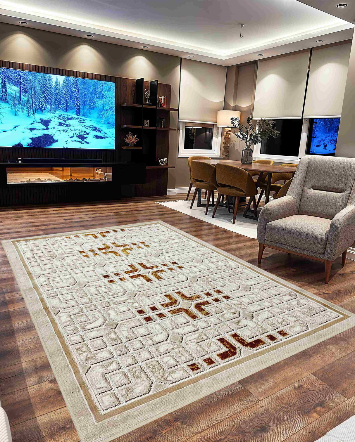 Tribal Area Rug 5511