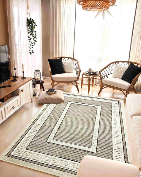 Tribal Area Rug 5514 Grey