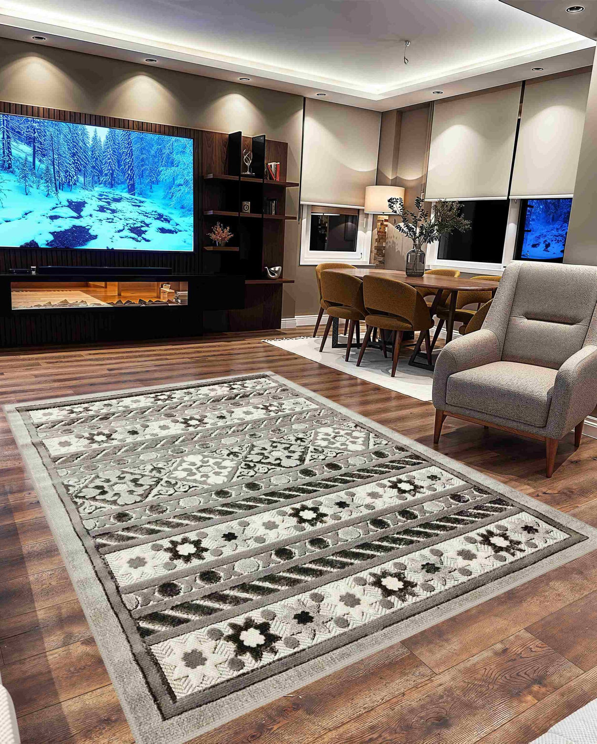 Tribal Area Rug 5516