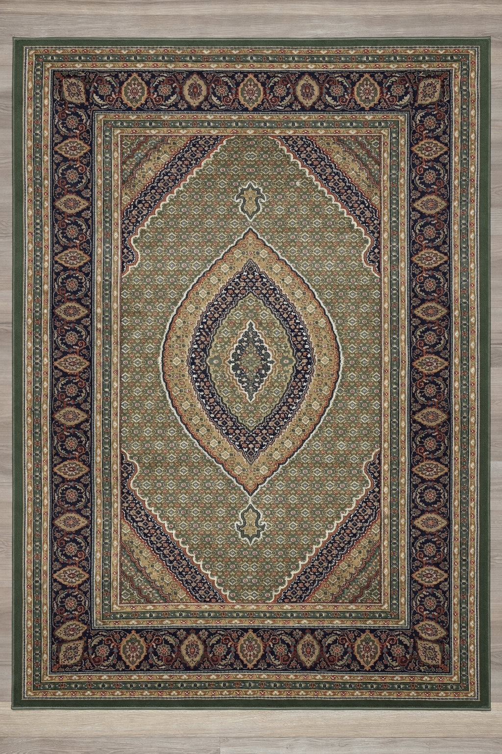 Bursa Area Rug 55331 Green