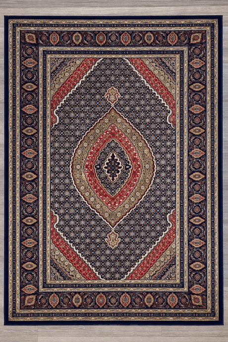 Bursa Area Rug 55333 Navy
