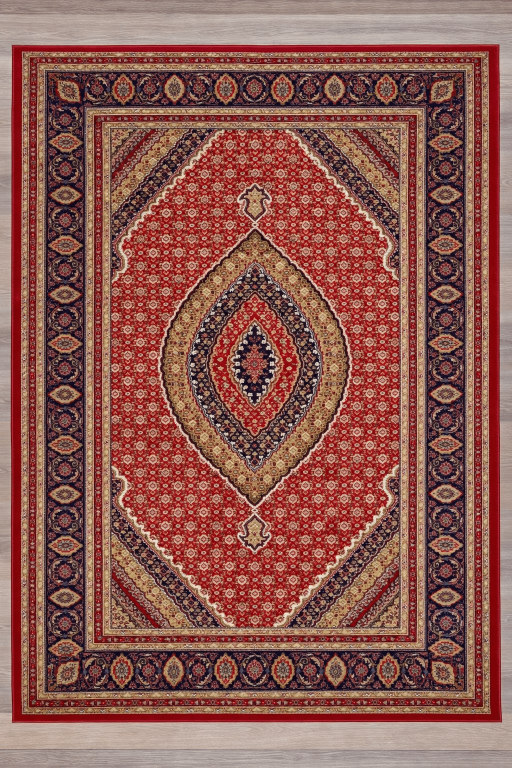 Bursa Area Rug 55336 Red