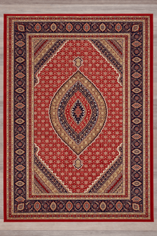 Bursa Area Rug 55336 Red