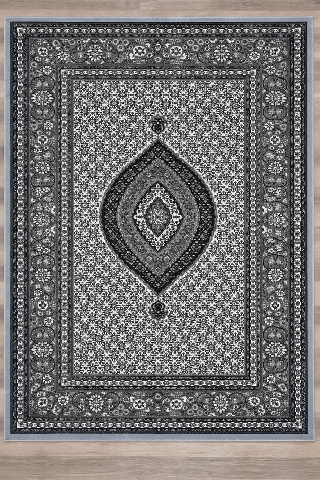 Bursa Area Rug 55337 Grey