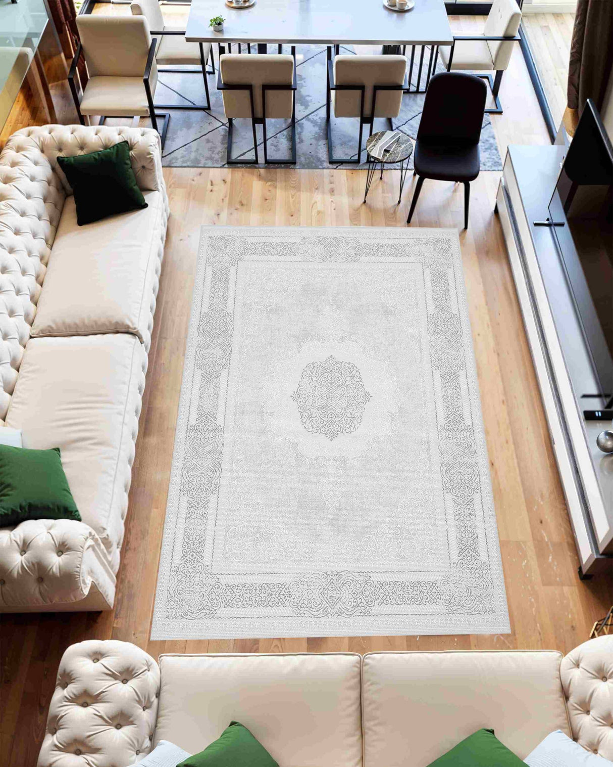 Bobby Area Rug 55563 Grey