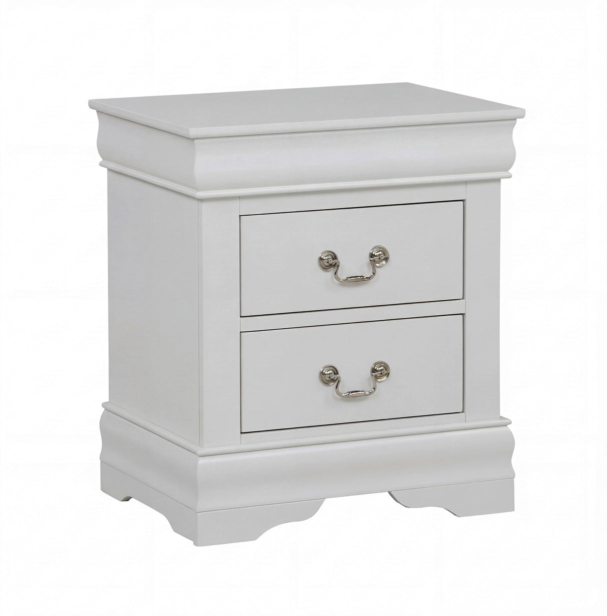 Louis Philip Greige Nightstand