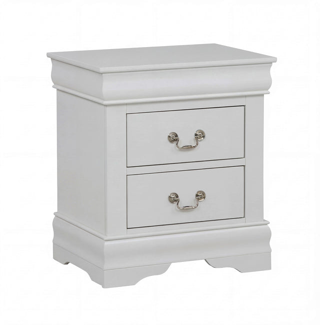 Louis Philip Greige Nightstand