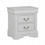 Louis Philip Greige Nightstand