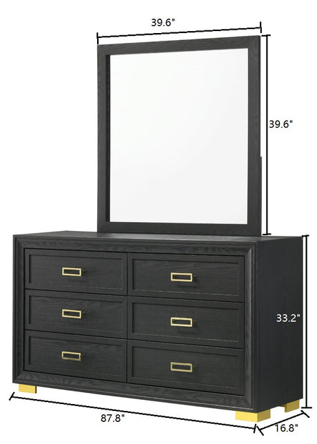 Pepe Bedroom Group dresser and mirror