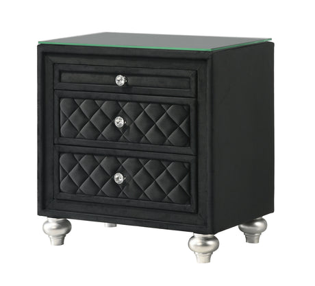 Cameo Nightstand - Black