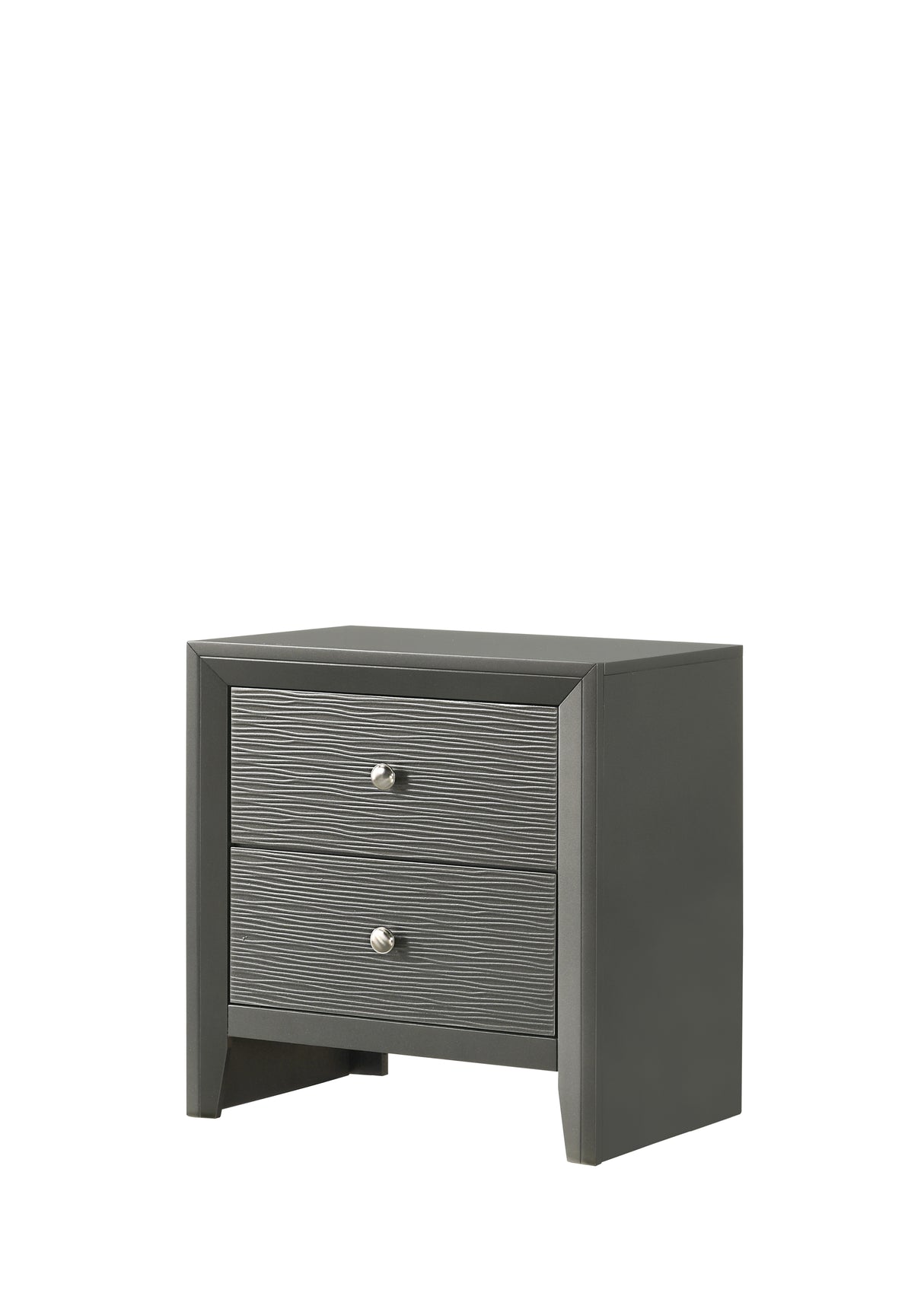 Denker Gunmetal Bedroom Group nightstand