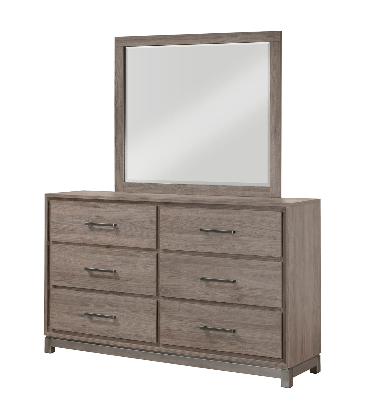 River Bedroom Group dresser and mirror