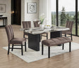 Vega Faux Marble Dining Set