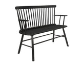 Jerimiah Spindleback Bench Black