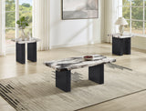 Vega 3-Piece Faux Marble Cocktail Set