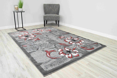 Premium Area Rug 6001 Red