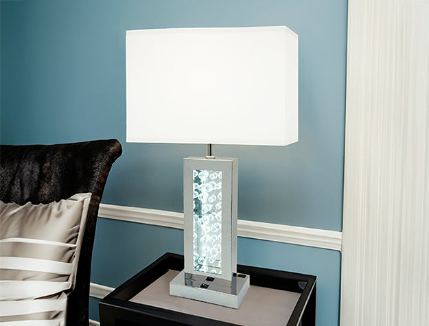 Monica Lamp Chrome - Led Accent