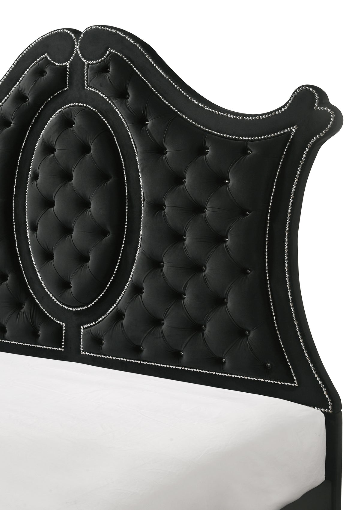 Cameo Panel Bedroom Group - Black