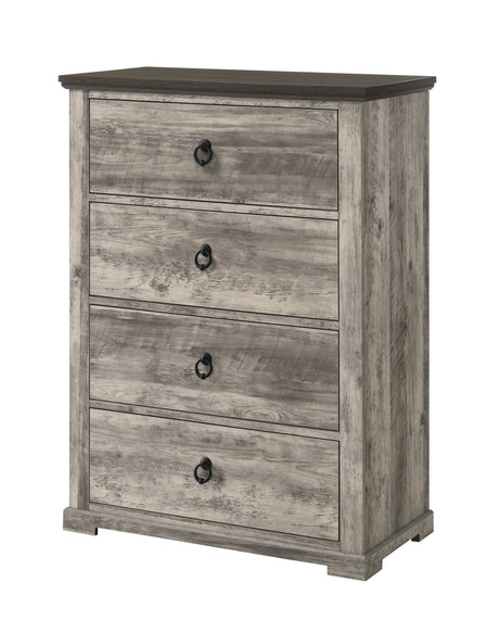 Ella-Mae Bedroom Reclaimed Grey chest
