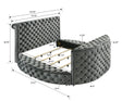 Voltare Fireplace/TV Bed - Black