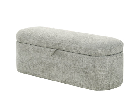 Philipa Storage Bench-L.Grey Tweed