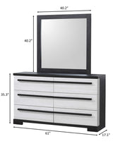Remington Bedroom Black/White