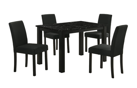 Resia Dining Set - Black