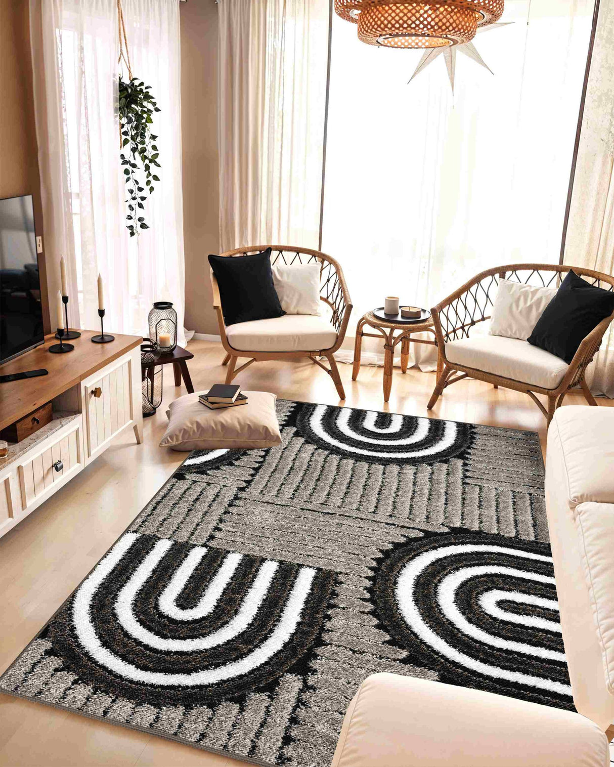 5d Shaggy Area Rug 6412