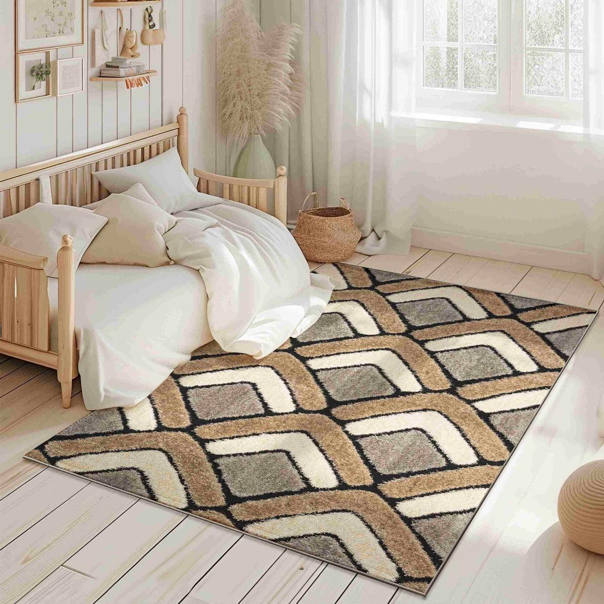 5d Shaggy Area Rug 6414