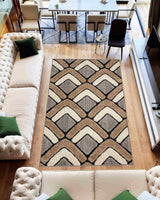 5d Shaggy Area Rug 6414 Sand