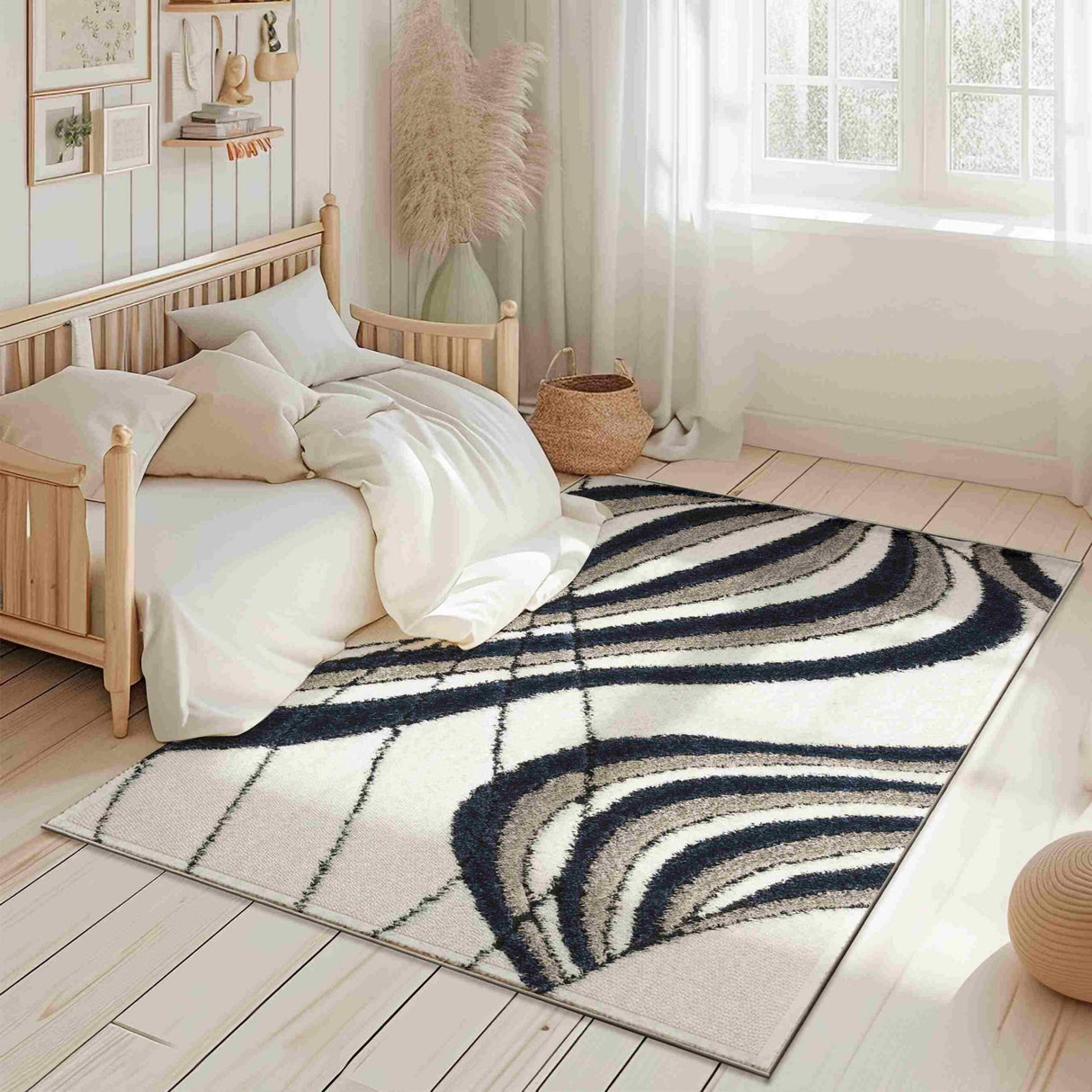 5d Shaggy Area Rug 6418