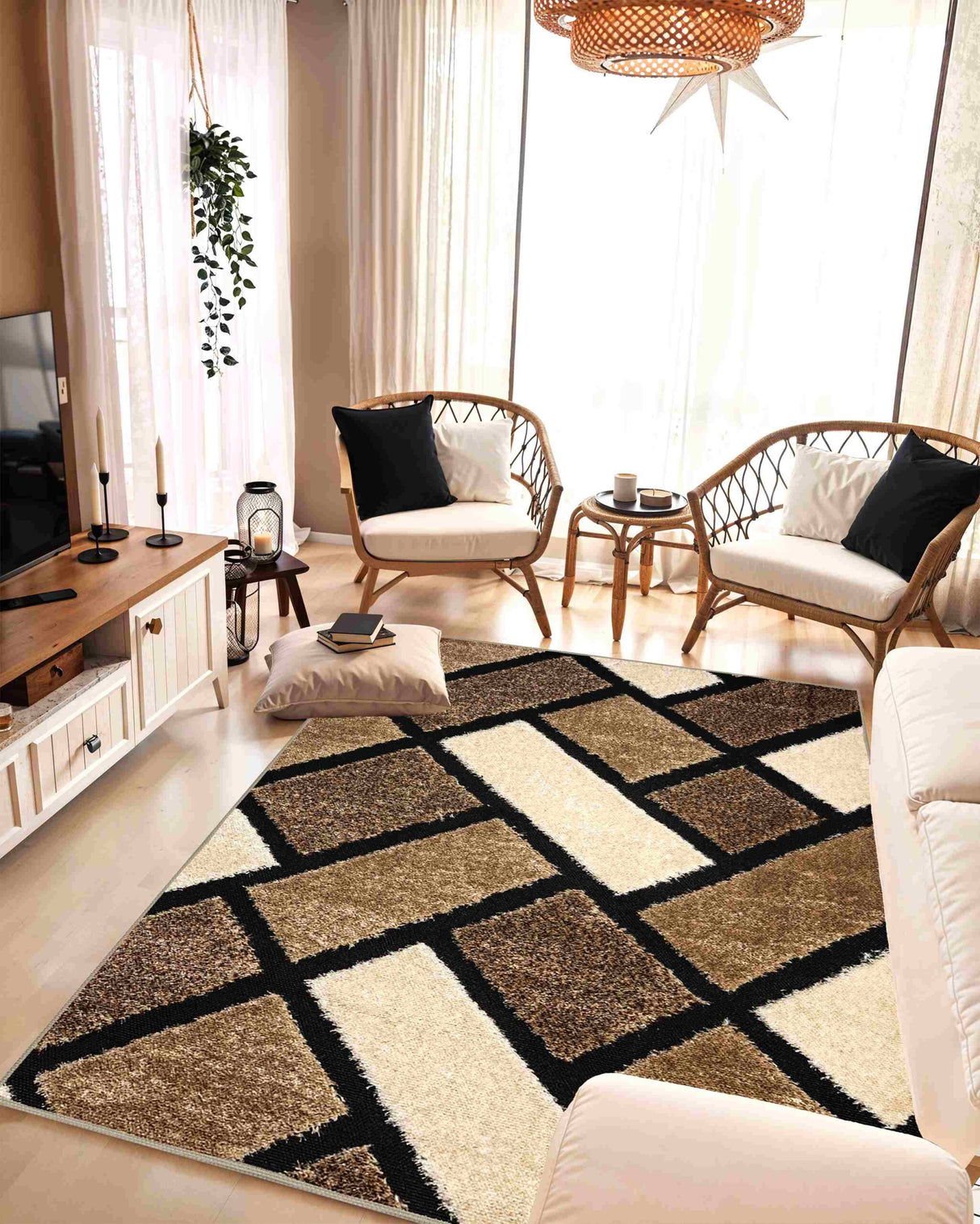 5d Shaggy Area Rug 6419