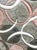 4d Shaggy Area Rug 6482 Pink