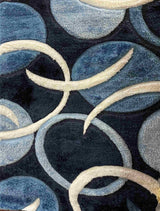 4d Shaggy Area Rug 6482 Ocean
