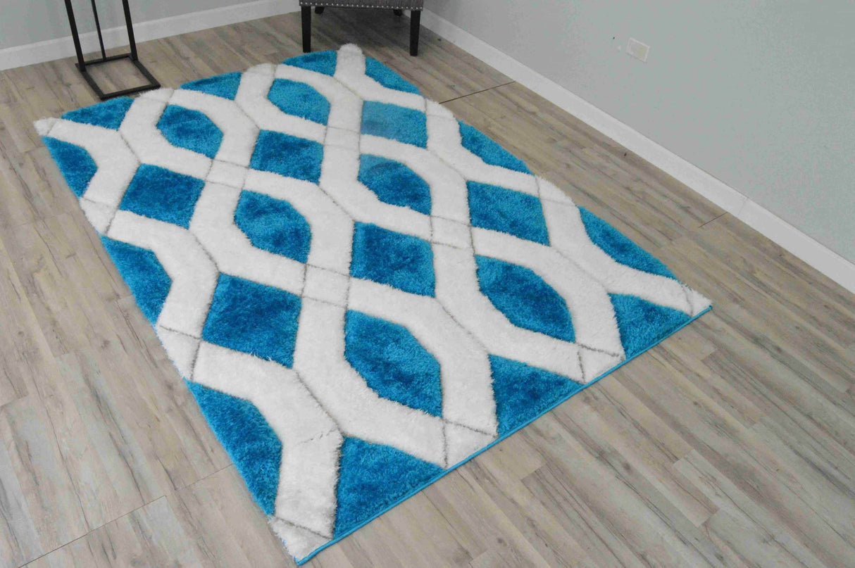 4d Shaggy Area Rug 6490