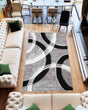 4d Shaggy Area Rug 6491 Grey