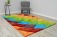4d Shaggy Area Rug 6492 Multi