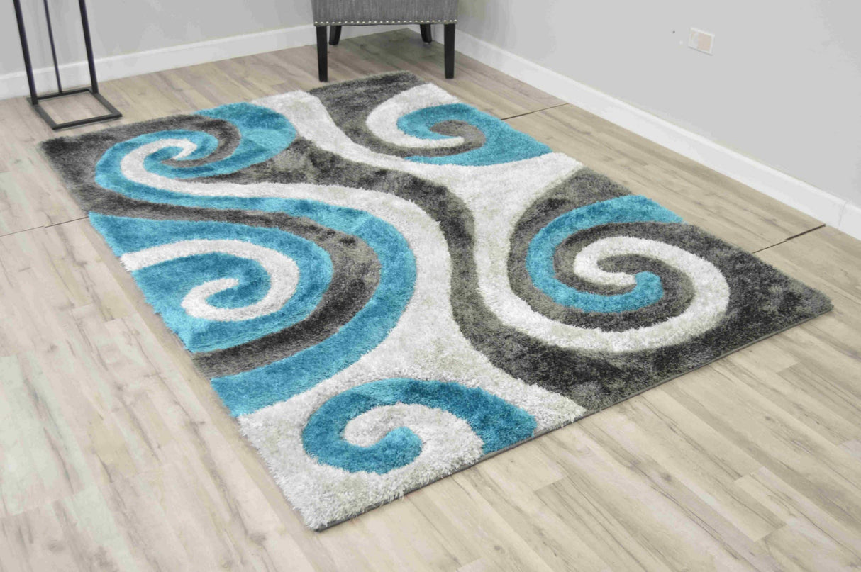 4d Shaggy Area Rug 6499