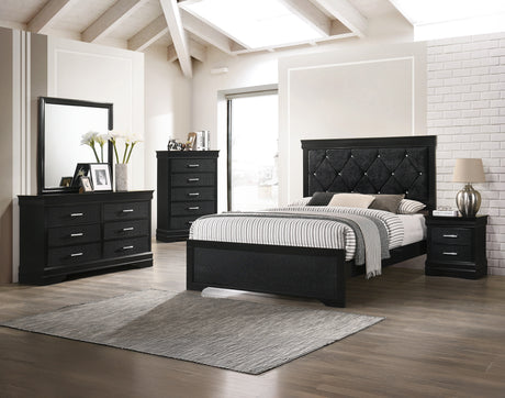 Amalia Black Bedroom Group