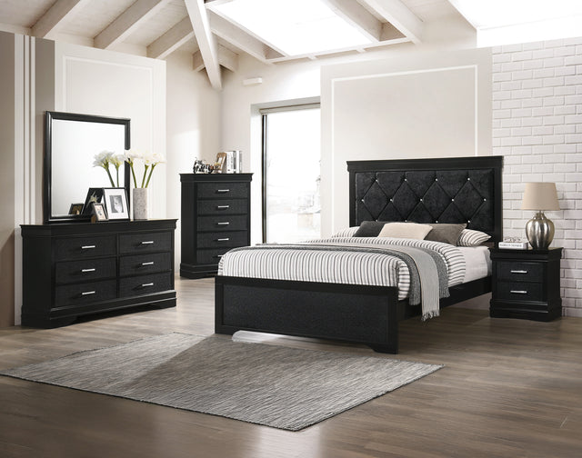 Amalia Black Bedroom Group