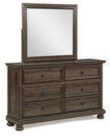 Claribelle Mirror - Brown