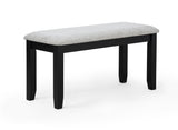 Lester 6-Piece Dining with Bench L.Grey