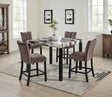 Vega Faux Marble Ct Height Dining