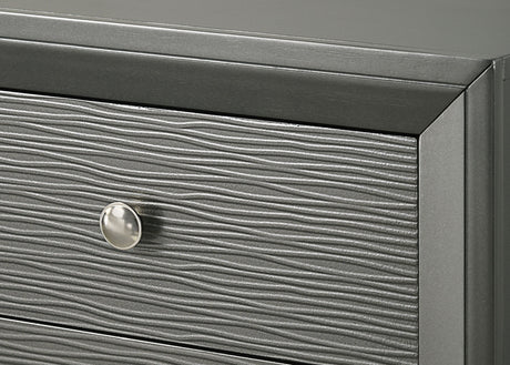 Denker Gunmetal Bedroom Group