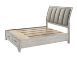 Jaymes White Mist Bedroom Group Queen bed
