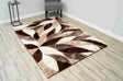 4d Shaggy Area Rug 6994 Brown
