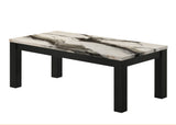 Ivy 3-Piece Cocktail Set Faux Marble Brown