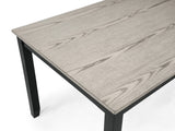 Lester 6-Piece Dining with Bench L.Grey
