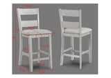 Lester 5-Piece Ct Height Table Set Driftwood